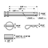( 1 Pack / 2 Sets ) Backhoe Lower Link Pin Set (for SKU: 150162, 150163, 150164, 201162, 201163, 201164) thumbnail 2