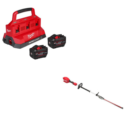 Milwaukee 48-59-1842F Battery Charger Kit W/ FREE 3043-20 Hedge Trimmer