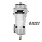 53 CFM Compressed Air Oil-Water Separator Precision Filter,1μm,Oil Content 1ppm, With Auto Drain, Pressure Indicator thumbnail 3