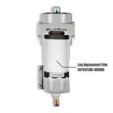 53 CFM Compressed Air Oil-Water Separator Precision Filter,0.01μm,Oil Content 0.001ppm, With Auto Drain, Pressure Indicator thumbnail 3