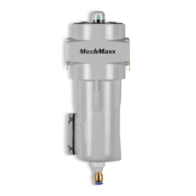 63 CFM Compressed Air Oil-Water Separator Precision Filter,1μm,Oil Content 1ppm, With Auto Drain, Pressure Indicator