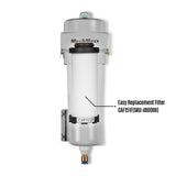 63 CFM Compressed Air Oil-Water Separator Precision Filter,1μm,Oil Content 1ppm, With Auto Drain, Pressure Indicator thumbnail 3
