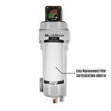 99 CFM Compressed Air Oil-Water Separator Precision Filter,0.01μm,Oil Content 0.001ppm, With Auto Drain, Pressure Gauge thumbnail 3