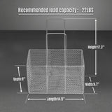Additional Stainless Steel Mesh Basket for Mechmaxx Ultrasonic Cleaner - 304 Grade, 22lbs Capacity, Fine Mesh thumbnail 2
