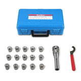 Set of 15 pcs Collets 1/16"-5/8" mm, with Holder ER25 R8 (INCH TYPE) for SKU: 500200 | Model: VM18L SKU: 500201 | Model: VM18LD SKU: 500202 | Model: VM25L SKU: 500203 | Model: VM25LD SKU: 500204 | Model: VM32L SKU: 500205 | Model: VM32LD thumbnail 1