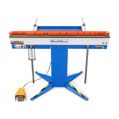 48'' Industrial Magnetic Pan and BOX Heavy Duty Sheet Metal Brake 20 Gauge Capacity Shear Press Brake,  MSMB1250E