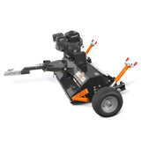 MechMaxx 48" Tow-Behind ATV Offset Flail Mower,  15HP 459cc E-start Gas Engine Powered; Adjustable Mowing Height,  ATV120 thumbnail 4