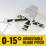 5.8 HP 36 in Walk-Behind Concrete Power Trowel with Blades and Float Pan, PT36Z thumbnail 4