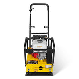 Honda GX160 Vibratory Plate Compactor with Wheel Kit, 3600 lb Centrifugal Force for Soil, Gravel, Asphalt and Paver Base, PC90H thumbnail 19