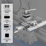 1.5‘’ Spindle Bore Metal Lathe Machine 10'' x 30'' High Precision Brushless Motor Benchtop 0-2000 RPM  Variable Speed Metal Working Machine thumbnail 6