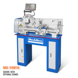 10'' x 22'' Industrial Metal Lathe Machine with DRO High Precision Benchtop 1.5HP Brushless Motor 0-2000 RPM Variable Speed Metal Working Machine Small Lathe without Stand 1022VD thumbnail 2
