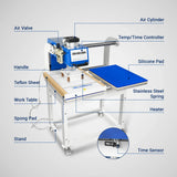 16x24 Inch Commercial Pneumatic Dual Platen Heat Press - Auto Lift Digital Sublimation Transfer Machine with AIRTAC Pneumatic Parts & Adjustable Pressure (110V 2.2HP) thumbnail 8