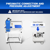 16x24 Inch Commercial Pneumatic Dual Platen Heat Press - Auto Lift Digital Sublimation Transfer Machine with AIRTAC Pneumatic Parts & Adjustable Pressure (110V 2.2HP) thumbnail 10