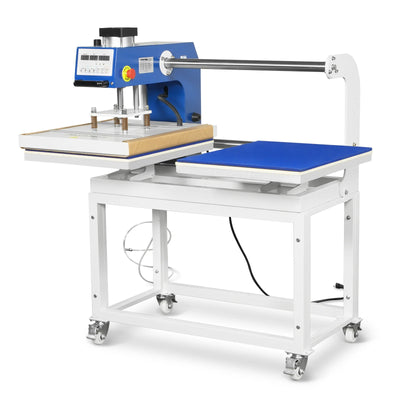 20x24 Inch (50x60cm) Commercial Pneumatic Dual Platen Heat Press Auto Lift Sublimation Transfer Machine with AIRTAC Pneumatic Components (110V 4HP)