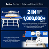 24x32 Inch (60x80cm) Industrial Pneumatic Dual Platen Heat Press - Auto Lift Digital Sublimation Transfer Machine (220V 8HP) thumbnail 5
