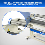 65" Wide Format Full-Auto Cold & Heat Assisted Pneumatic Laminator Machine with 4 Trimmers, Max Speed 40ft/min, 63" Max Width, 1.1" Max Thickness, Infrared Heating, Digital Control Pneumatic Roller Lifting (Requires Air Compressor, Not Included) 1700-B2 thumbnail 9
