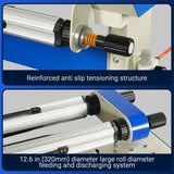 65" Wide Format Full-Auto Cold & Heat Assisted Pneumatic Laminator Machine with 4 Trimmers, Max Speed 40ft/min, 63" Max Width, 1.1" Max Thickness, Infrared Heating, Digital Control Pneumatic Roller Lifting (Requires Air Compressor, Not Included) 1700-B2 thumbnail 6