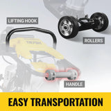 Honda GXR120 Tamping Rammer with Wheel Kit, 3150 lb Impact Force Jumping Jack Tamper Compactor for Soil, Gravel, Backfill and Foundation, TR75H thumbnail 8