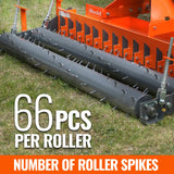 84" Heavy Duty Soil Pulverizer,  Double Spiked Roller,  29 Shanks,  Category 1 and 2,  3 Point Hitch Tractor Attachment,  TSP84D thumbnail 5