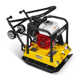 Honda GX160 Vibratory Plate Compactor with Wheel Kit, 3600 lb Centrifugal Force for Soil, Gravel, Asphalt and Paver Base, PC90H thumbnail 10