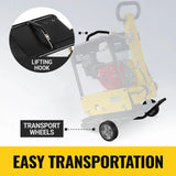 Honda GX270 Reversible Plate Compactor with Wheel Kit and Extension Plates, 6750 lb Centrifugal Force, PC180H thumbnail 9