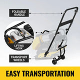 Honda GX160 Vibratory Plate Compactor with Wheel Kit, 3150 lb Centrifugal Force for Soil, Gravel, Asphalt and Paver Base, PC80H thumbnail 7