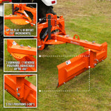 60" 6-Way Rear Blade 3 Point Hitch Tractor Attachment,  RB60S thumbnail 3