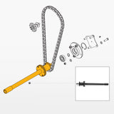 60" Snow Blower Transmission Shaft Kit (for SKU: 201015, 201015T) thumbnail 2