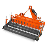 60" Heavy Duty Soil Pulverizer,  Double Spiked Roller,  21 Shanks,  Category 1 and 2,  3 Point Hitch Tractor Attachment,  TSP60D thumbnail 1