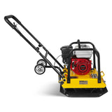 Honda GX160 Vibratory Plate Compactor with Wheel Kit, 3600 lb Centrifugal Force for Soil, Gravel, Asphalt and Paver Base, PC90H thumbnail 25