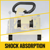 9 HP Reversible Plate Compactor with Wheel Kit and Extension Plates, 6750 lb Centrifugal Force, PC180Z thumbnail 6