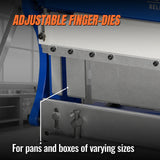 40-inch 3-in-1 Pan and Box Brake – Slip Roll, Shear, Bending Machine for Sheet Metal, 20 Gauge Mild Steel, Adjustable Fingers, Heavy Duty, Metalworking, Fabrication, Rolling, Bending MMCB4020 thumbnail 7