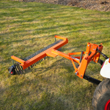 72" Landscape Rake with Bolt-On Wheels & 36 Tines 3 Point Hitch Tractor Attachment, LR72W thumbnail 9