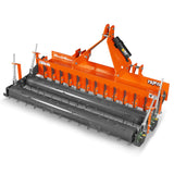 72" Heavy Duty Soil Pulverizer,  Double Spiked Roller,  25 Shanks,  Category 1 and 2,  3 Point Hitch Tractor Attachment,  TSP72D thumbnail 1