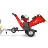 6 inch HONDA E-Start Gasoline Engine Powered 4 - Wheel Drum Wood Chipper with Taillight ,  B150 thumbnail 21