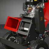 6 inch ZONSEN E-Start 420cc 15hp Gas Powered 4 - Wheel Drum Wood Chipper with Taillight ,  B150 thumbnail 12