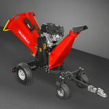 6 inch ZONSEN E-Start 420cc 15hp Gas Powered 4 - Wheel Drum Wood Chipper with Taillight ,  B150 thumbnail 31