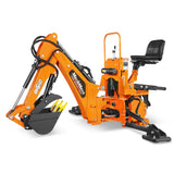 7' Tractor Backhoe Attachment with Hydraulic Thumb,  12" Bucket,  ISO/SAE Switchable Controls,  Self-Contained Hydraulic System,  3 Point Hitch Cat.1,  15-50 HP,  BH660H thumbnail 26