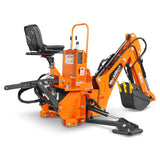 7' Tractor Backhoe Attachment with Hydraulic Thumb,  12" Bucket,  ISO/SAE Switchable Controls,  Self-Contained Hydraulic System,  3 Point Hitch Cat.1,  15-50 HP,  BH660H thumbnail 30