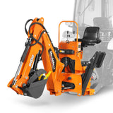 7' Tractor Backhoe Attachment with Hydraulic Thumb,  12" Bucket,  ISO/SAE Switchable Controls,  Self-Contained Hydraulic System,  3 Point Hitch Cat.1,  15-50 HP,  BH660H thumbnail 20