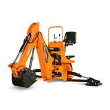 7' Tractor Backhoe Attachment with Mechanical Thumb,  12" Bucket,  ISO/SAE Switchable Controls,  Self-Contained Hydraulic System,  3 Point Hitch Cat.1,  15-50 HP,  BH660M thumbnail 25