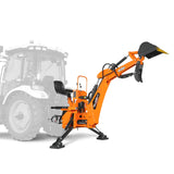 8' Tractor Backhoe Attachment with Hydraulic Thumb,  15" Bucket,  ISO/SAE Switchable Controls,  Self-Contained Hydraulic System,  3 Point Hitch Cat.1 & 2,  20-100 HP,  BH760H thumbnail 24