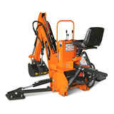 8' Tractor Backhoe Attachment with Hydraulic Thumb,  15" Bucket,  ISO/SAE Switchable Controls,  Self-Contained Hydraulic System,  3 Point Hitch Cat.1 & 2,  20-100 HP,  BH760H thumbnail 30