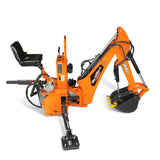 8' Tractor Backhoe Attachment with Hydraulic Thumb,  15" Bucket,  ISO/SAE Switchable Controls,  Self-Contained Hydraulic System,  3 Point Hitch Cat.1 & 2,  20-100 HP,  BH760H thumbnail 32