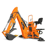 9' Tractor Backhoe Attachment with Hydraulic Thumb,  15" Bucket,  ISO/SAE Switchable Controls,  Self-Contained Hydraulic System,  3 Point Hitch Cat.1 & 2,  25-100 HP,  BH860H thumbnail 26