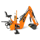 9' Tractor Backhoe Attachment with Hydraulic Thumb,  15" Bucket,  ISO/SAE Switchable Controls,  Self-Contained Hydraulic System,  3 Point Hitch Cat.1 & 2,  25-100 HP,  BH860H thumbnail 30