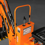 9' Tractor Backhoe Attachment with Hydraulic Thumb,  15" Bucket,  ISO/SAE Switchable Controls,  Self-Contained Hydraulic System,  3 Point Hitch Cat.1 & 2,  25-100 HP,  BH860H thumbnail 14