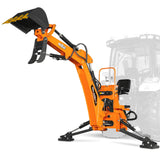 9' Tractor Backhoe Attachment with Hydraulic Thumb,  15" Bucket,  ISO/SAE Switchable Controls,  Self-Contained Hydraulic System,  3 Point Hitch Cat.1 & 2,  25-100 HP,  BH860H thumbnail 24
