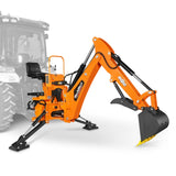 9' Tractor Backhoe Attachment with Mechanical Thumb,  15" Bucket,  ISO/SAE Switchable Controls,  Self-Contained Hydraulic System,  3 Point Hitch Cat.1 & 2,  25-100 HP,  BH860M thumbnail 22