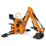 9' Tractor Backhoe Attachment with Mechanical Thumb,  15" Bucket,  ISO/SAE Switchable Controls,  Self-Contained Hydraulic System,  3 Point Hitch Cat.1 & 2,  25-100 HP,  BH860M thumbnail 23